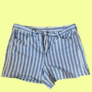 American Eagle Striped Shorts size 16